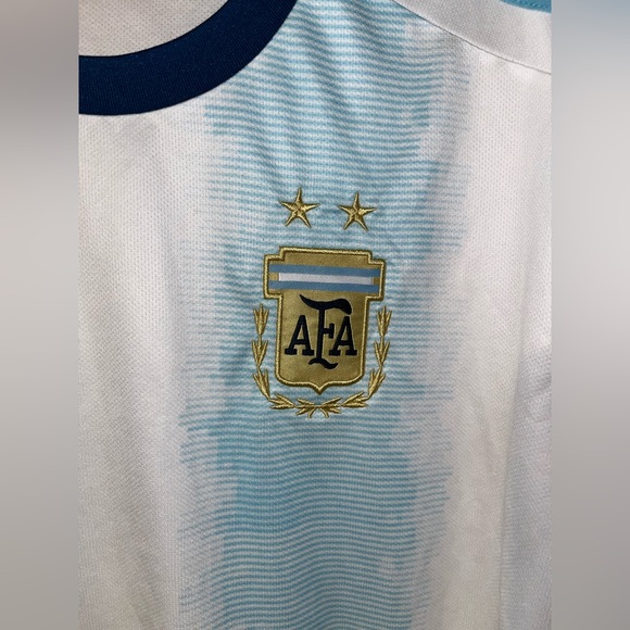 Adidas Men's Argentina Home Soccer Jersey DN6716 2019/2020 Men’s Large - Picture 2 of 5